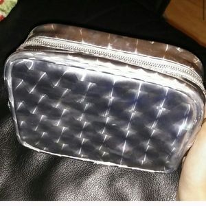 Forever 21 holographic makeup pouch bag